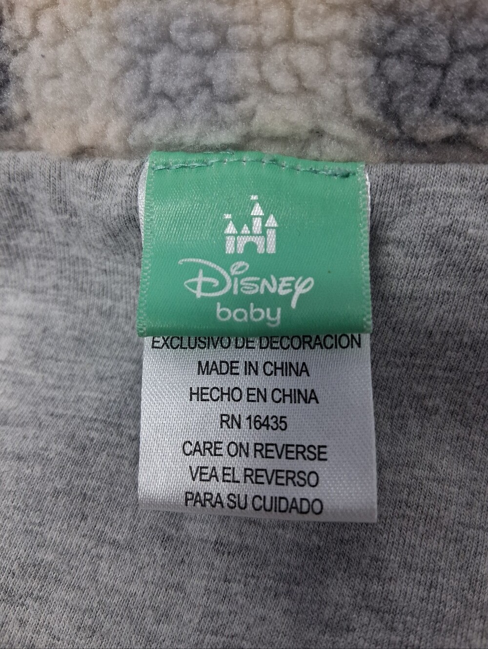 Disney Grey Plaid Sherpa Vest & Mickey Jogger 3pc Set - Picture 7 of 14